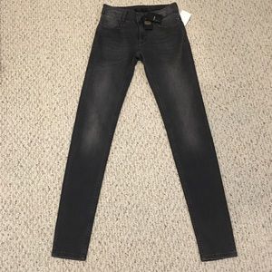 NWT Maje Skinny Taille Haute Grey Jeans size 24